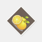 Sappige Sinaasappels leuk fruit Servet (Hoek)