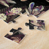 Sappige tuin: modieus bloemmotief legpuzzel (Zijkant)