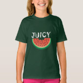 Sappige Watermeloen - Meisjes Basic T-Shirt (Voorkant)