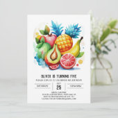 Sappige Watermeloen Online Fruits Verjaardag Kaart (Staand voorkant)