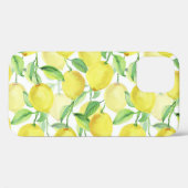 Sappige Waterverf: Levendige citroenschildering Case-Mate iPhone Case (Achterkant (horizontaal))
