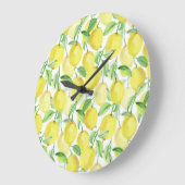 Sappige Waterverf: Levendige citroenschildering Grote Klok (Hoek)