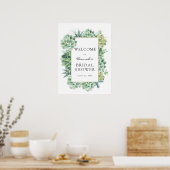 Sappige Welkomstbord voor Bruidsfeest Poster (Keuken)