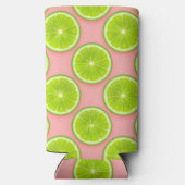 Sappige Zomerlimoenen Leuk Persoonlijk Seltzer Blikjeskoeler (Achterkant)