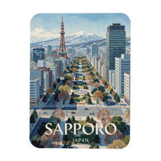 Sapporo Japan Odori Park Travel Magneet