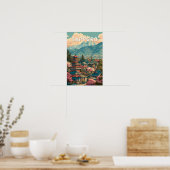 Sapporo Japan Reis Kunst Vintage Poster (Keuken)