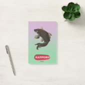 Sapporo Japan -stijl toerisme poster Post-it® Notes (Kantoor)