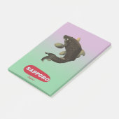 Sapporo Japan -stijl toerisme poster Post-it® Notes (Schuin)