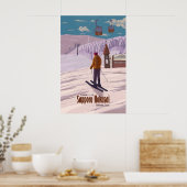 Sapporo Kokusai Japan Ski Resort Reisposter Poster (Keuken)