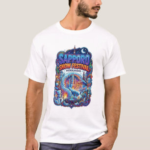 SAPPORO SNEEUW FESTIVAL HOKKAIDOJAPAN T-SHIRT
