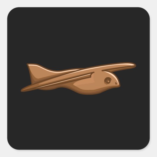 SAQARA BIRD oude Alien Theorist Egypte Artifact Vierkante Sticker (Voorkant)