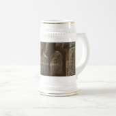 Saqsaywaman White/Gold 650 ml Stein Bierpul (Voorkant rechts)