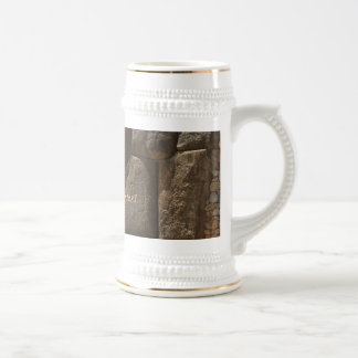 Saqsaywaman White/Gold 650 ml Stein Bierpul