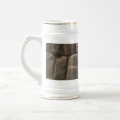 Saqsaywaman White/Gold 650 ml Stein Bierpul (Links)