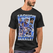 Saquon Barkley | Amerikaans Football Bootleg T-shi T-shirt (Voorkant)