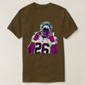 Saquon Barkley Retro jaren '80 T-shirt (Design voorkant)
