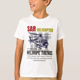 SAR helikopter T-shirt