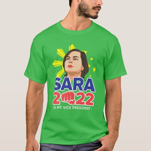 Sara All VP 2022 Duterte Inday Vice President T-shirt (Voorkant)