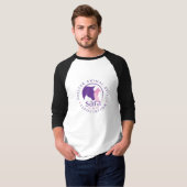 SARA Basic 3/4 Sleeve Raglan T-shirt (Voorkant volledig)