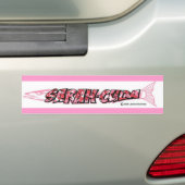 Sara-Cuda logo Bumpersticker (Op auto)