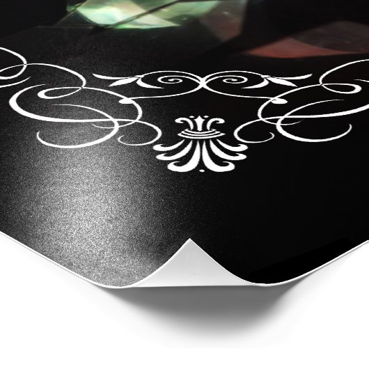 Sara - De naam Sara in 3D-lichten (foto) Foto Afdruk (Hoek)