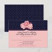 Sara Fine Response Card RSVP Kaartje (Voorkant / Achterkant)