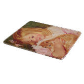 Sara Holding a Cat (door Mary Cassatt) Snijplank (Hoek)