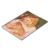 Sara Holding a Cat | Mary Cassatt Notitieboek (Linkerzijde)