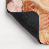 Sara met een kat (door Mary Cassatt) Muismat (Hoek)