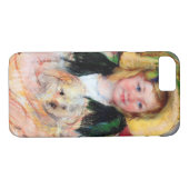 Sara met haar hond, Cassatt Case-Mate iPhone Case (Achterkant (Horizontaal))