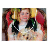 Sara met haar hond, Cassatt Groot Cadeauzakje (Voorkant)