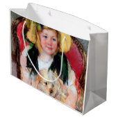 Sara met haar hond, Cassatt Groot Cadeauzakje (Achterkant Gekanteld)