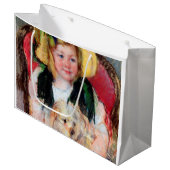 Sara met haar hond, Cassatt Groot Cadeauzakje (Voorkant Gekanteld)