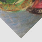 Sara met haar hond, Cassatt Tissuepapier (Detail)