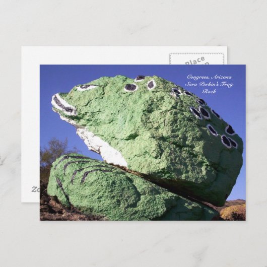 Sara Perkins Frog Rock Briefkaart (Voorkant / Achterkant)