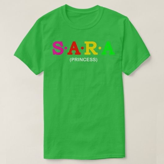 Sara Princess T-shirt (Design voorkant)