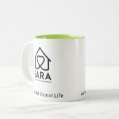 SARA Sanctuary Coffee Mok (Voorkant links)