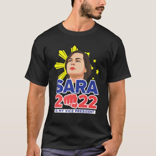 Sara Vice President 2022 Duterte All VP Inday T-shirt (Voorkant)