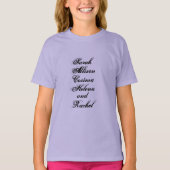 Sarah Allison Cosima Helena en Rachel uit Orphan T-shirt (Voorkant)