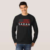 SARAH AMERICAN FLAG FOR SARAH T-SHIRT (Voorkant volledig)