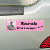 Sarah Barracuda voor VP Bumpersticker (Op auto)