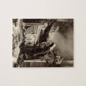 Sarah Bernhardt (1844-1923) als Hamlet in 1899 Legpuzzel (Horizontaal)