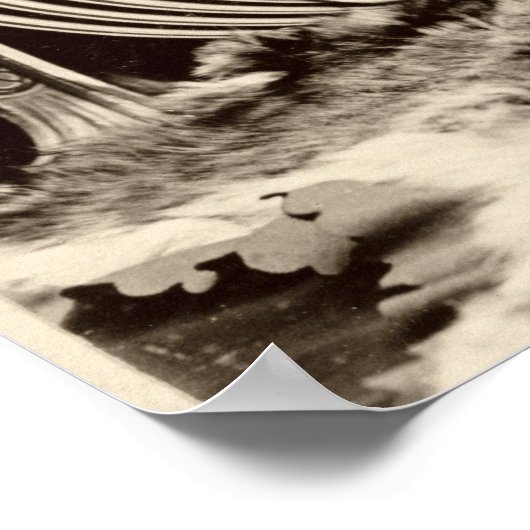 Sarah Bernhardt (1844-1923) als Hamlet in 1899 Poster (Hoek)