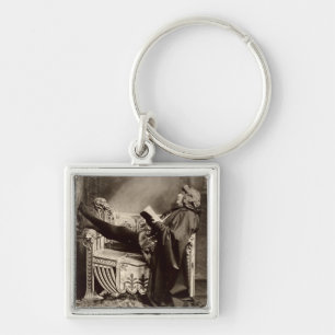 Sarah Bernhardt (1844-1923) als Hamlet in 1899 Sleutelhanger