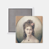 Sarah Bernhardt 1869 Magneet (Voorkant / Achterkant)