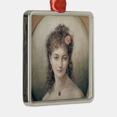 Sarah Bernhardt 1869 Metalen Ornament (Rechts)