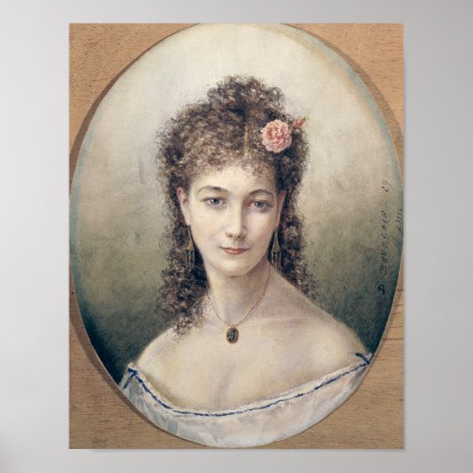 Sarah Bernhardt 1869 Poster (Voorkant)