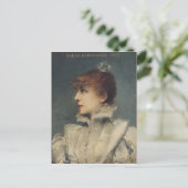 Sarah Bernhardt 1875 Briefkaart (Staand voorkant)