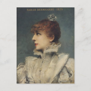 Sarah Bernhardt 1875 Briefkaart
