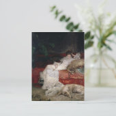 Sarah Bernhardt 1876 Briefkaart (Staand voorkant)